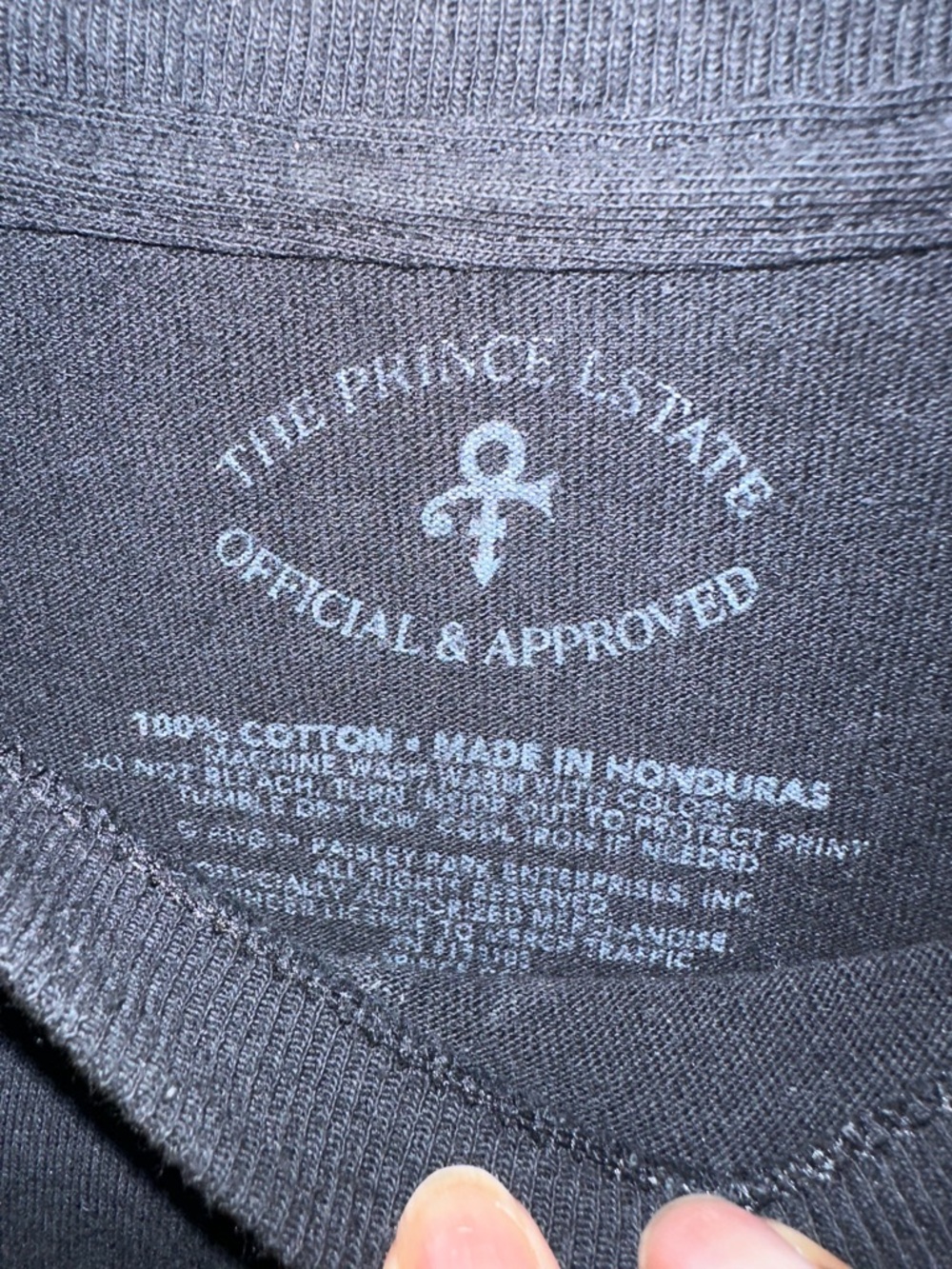 Prince Purple Rain Graphic T Shirt 2XL Black Official Estate Band Tee Oversized - Picture 3 of 7